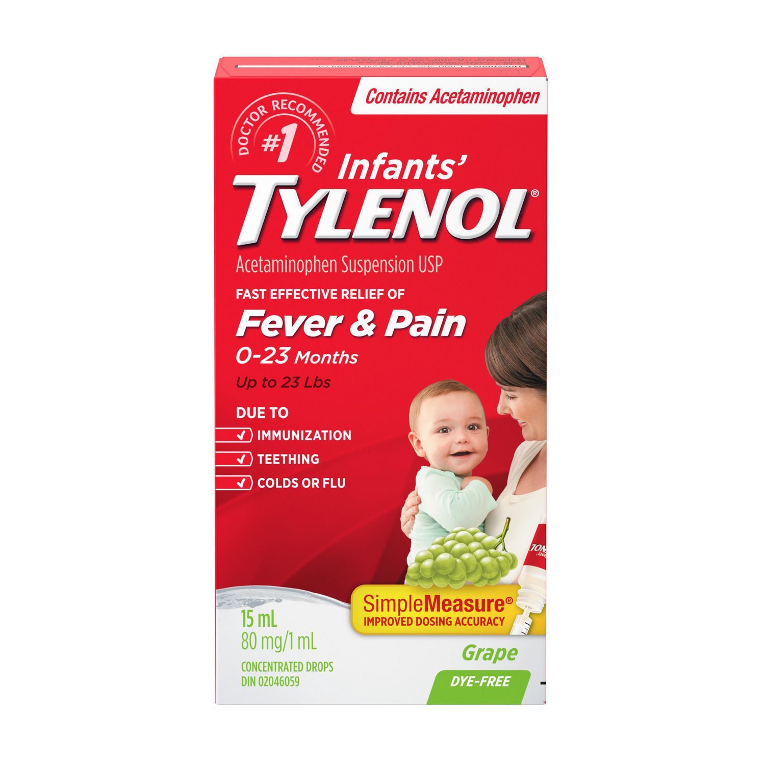 Tylenol INFANT 80MG 15ML                          