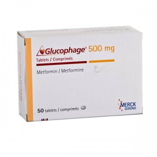 GLUCOPHAGE 500mg FilmCoated Tablet