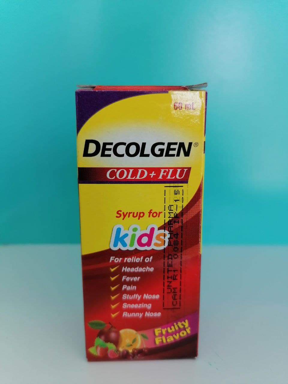 Decolgen Cold+Flu Syrup For Kids