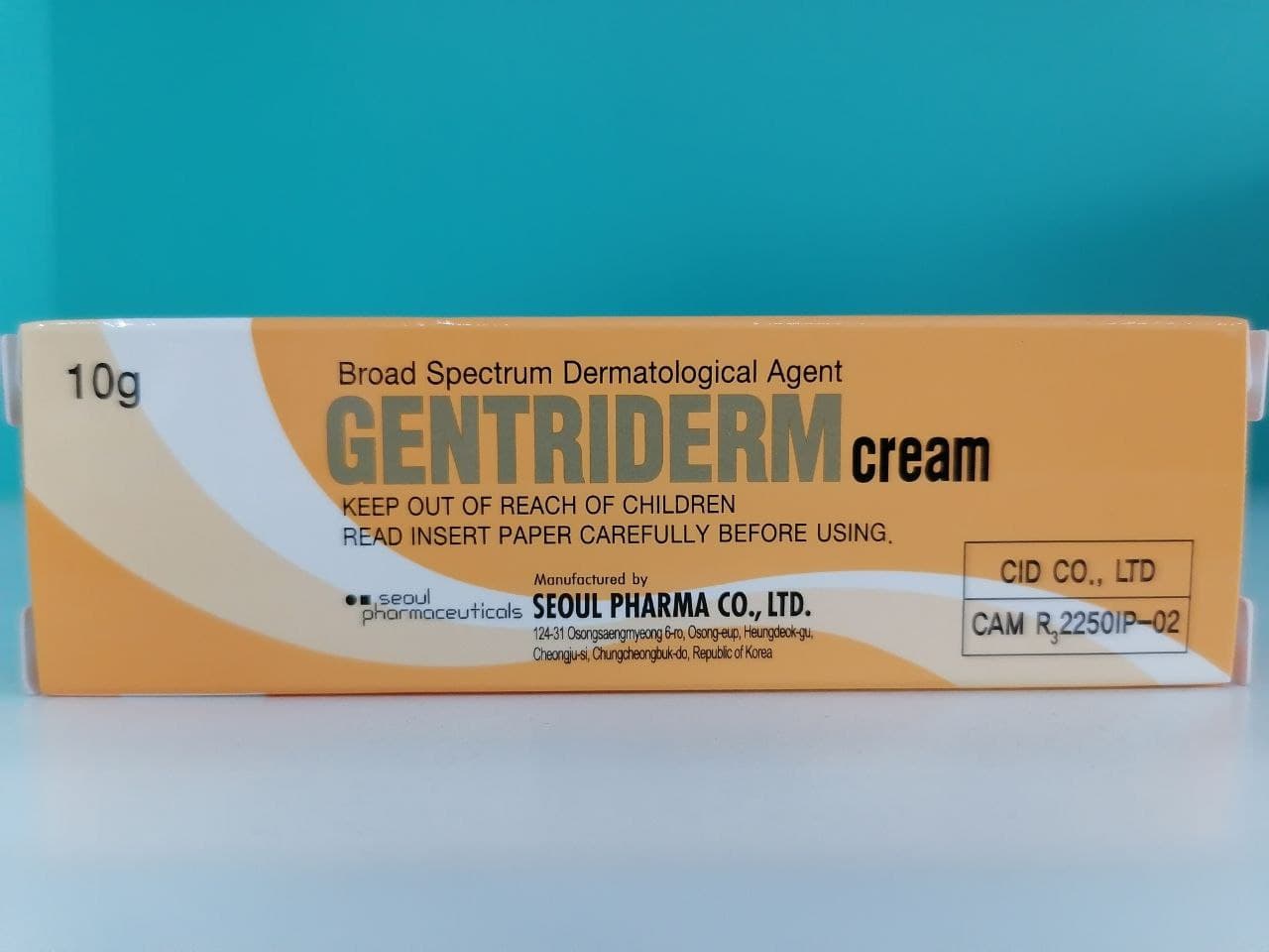 GENTRIDERM CREAM 10G